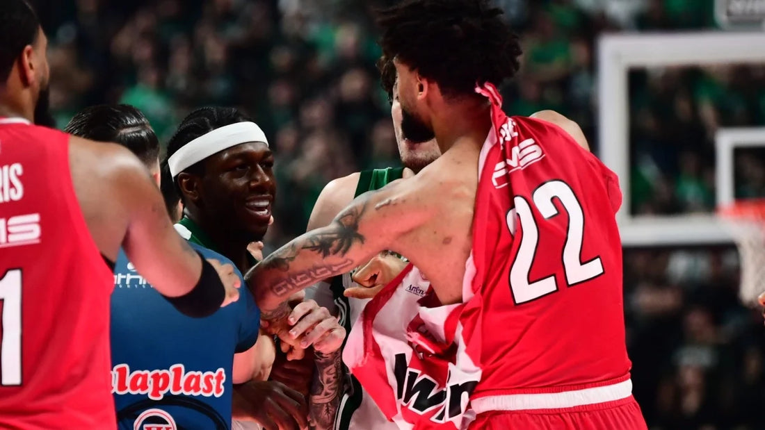 Παναθηναϊκός vs Ολυμπιακός: Καβγάς μεταξύ Ντόρσεϊ - Ναν και Λεσόρ στο ντέρμπι αιωνίων